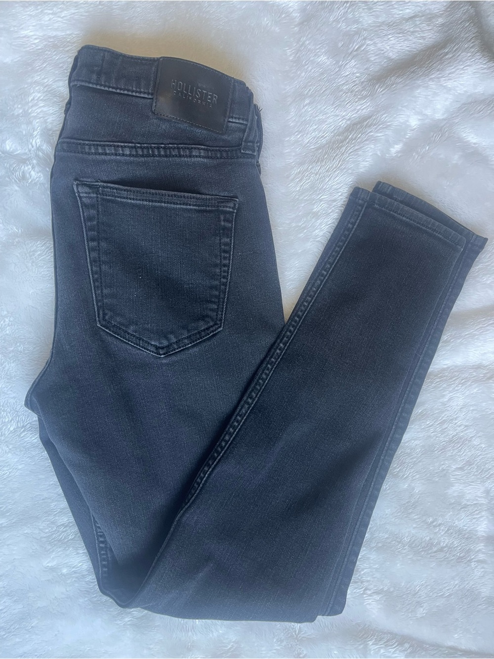 Hollister Athletic Skinny Black Jeans Women’s Size W29 L32 Advanced Stretch